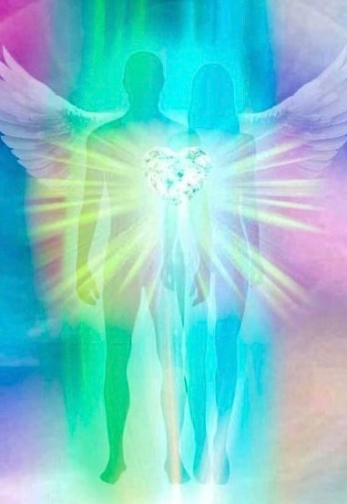 Merging of the Holy Son & Daughter Emerald - Sapphire Eternal Diamond Heart Krystic Consciousness